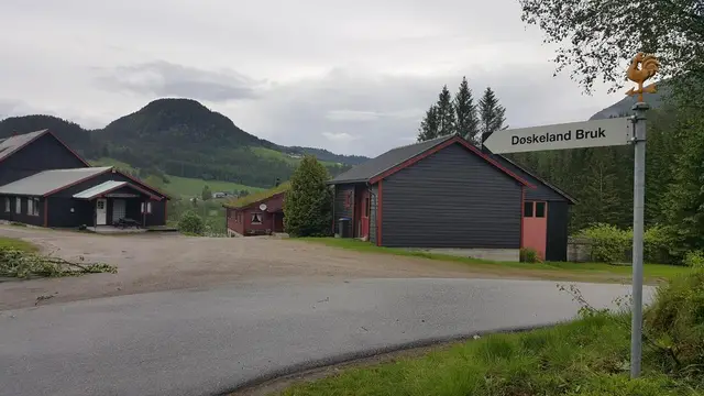 The entrance to Døskeland Bruk